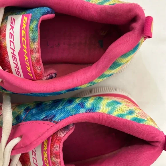 SKETCH-KNIT Women's Sneakers Sz 9 memory foam multi-color EUC - Picture 8 of 9